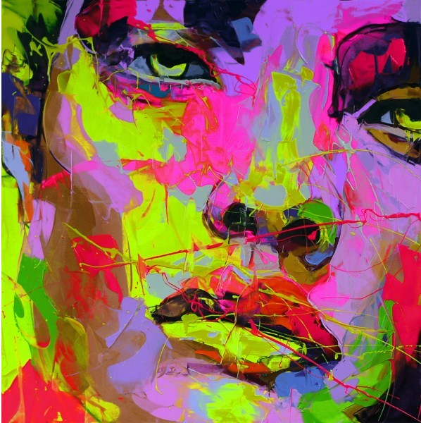 Francoise Nielly Portrait Palette Painting Expression Face045
